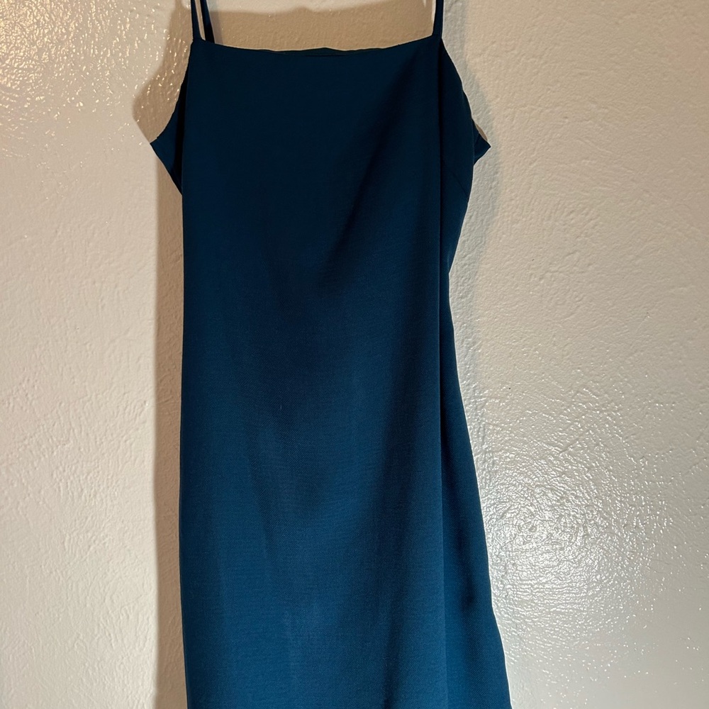 Blue Green mini dress